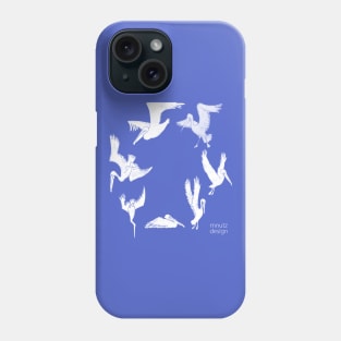 Pelican white Phone Case