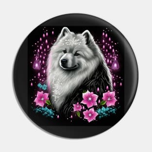 Shimmering Samoyed Pin