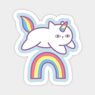 Poker Face Caticorn Magnet