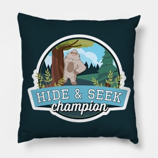 Hide and Seek Bigfoot Pillow