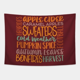 Fall descriptive words Tapestry