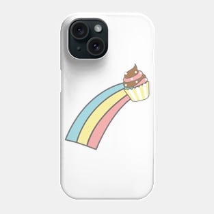 Rainbow cupcake Phone Case