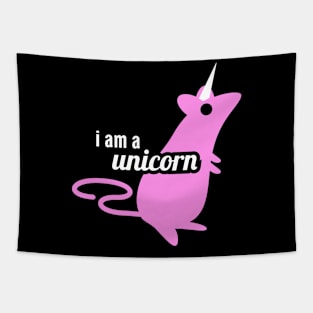 I Am A Unicorn | Cute Funny Pet Rat Gift Tapestry
