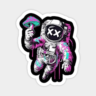 Psychedelic Astronaut Magnet