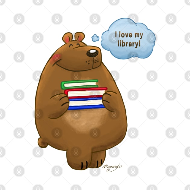 I Love My Library Ready To Read Bear! by ErinKantBarnard