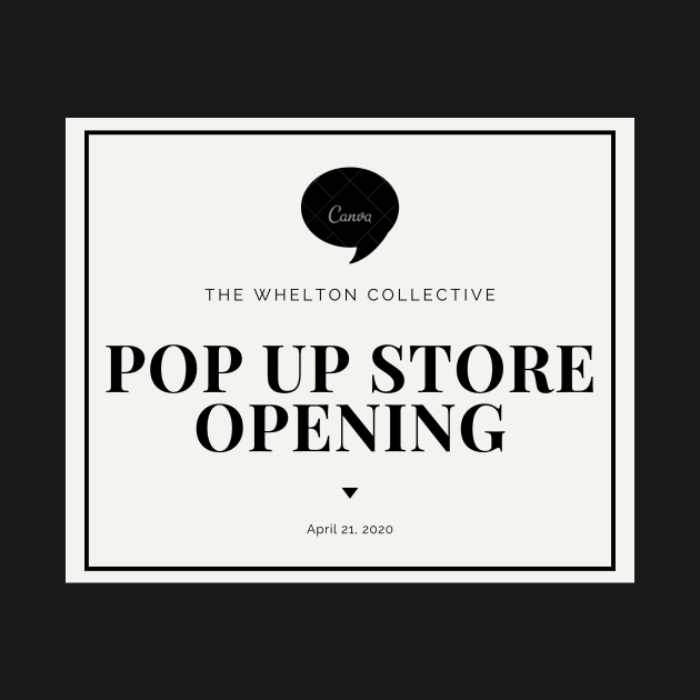 Pop up store opening by shop for cool designs