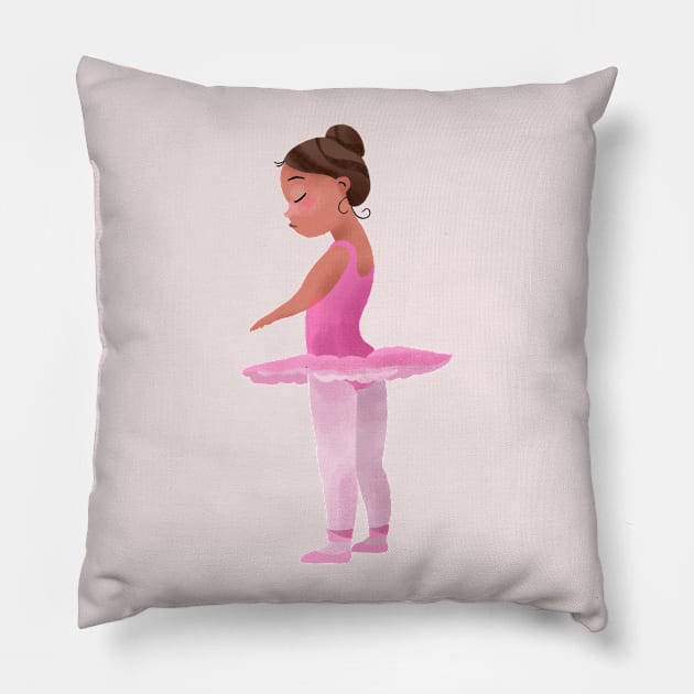 Ballerina Pillow by BubblegumGoat