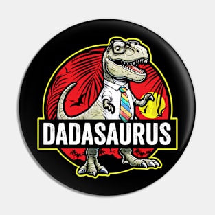 Dadasaurus Father's Day T-Rex Dinosaur Pin