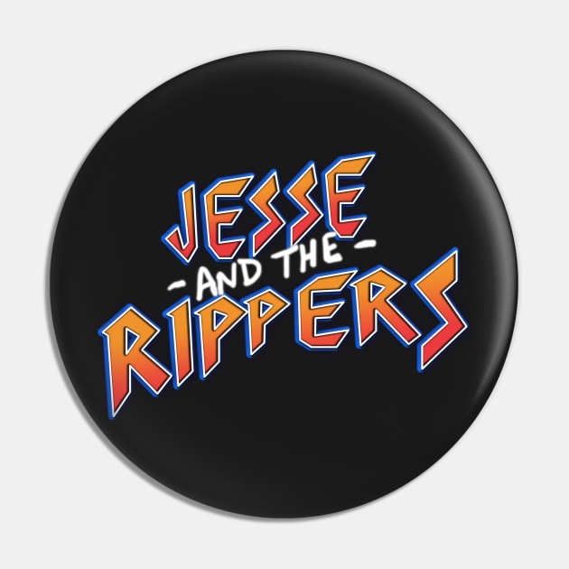 80s Rock Band Pin by Heyday Threads