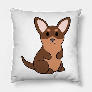 Brown Tan Chihuahua Pillow