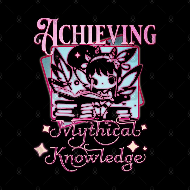 Achieving Mythical Knowledge Pink Fairy by mythikcreationz