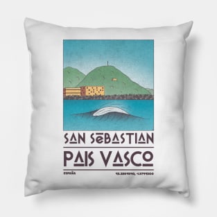 San Sebastian, Basque Country Pillow