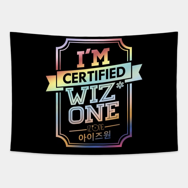 Certified IZ*ONE WIZ*ONE Tapestry by skeletonvenus