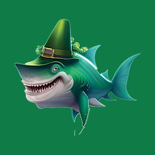 St Patrick's Day Shark T-Shirt