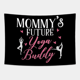 Yoga Mom Daughter Matching Gifts Tapestry