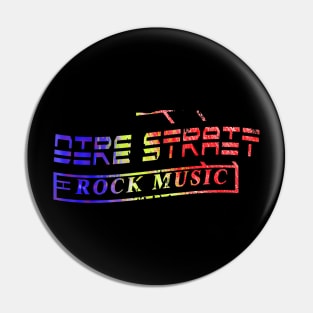 Rock t-shirt , Dire Strait t-shirt Pin