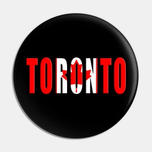 Toronto Canadian Flag Pin