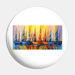 Bright sails Pin