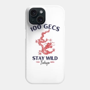 100 gecs red dragon Phone Case