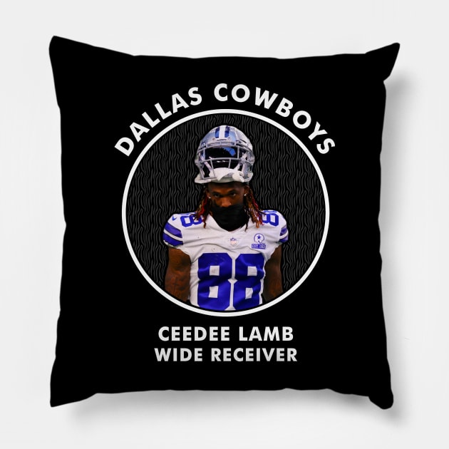 CEEDEE LAMB - WR - DALLAS COWBOYS Pillow by Mudahan Muncul 2022