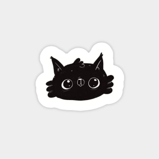 Cute black cat Magnet