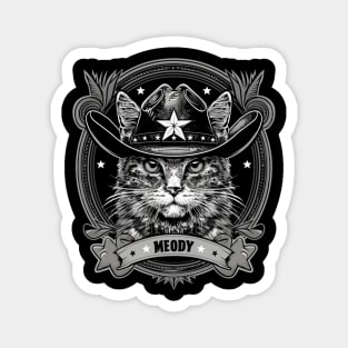 Cat Cowboy Expedition Magnet