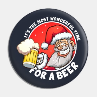 It's the Most Wonderful Time For a Beer - Beer Lovers (on dark colors) Pin