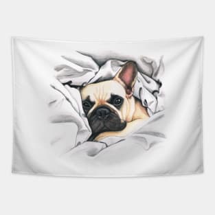 french bulldog - @MiudaFrenchie Tapestry