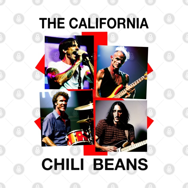 The California Chili Beans Cursed Band PARODY Alternate Universe Knock Off Brand by blueversion