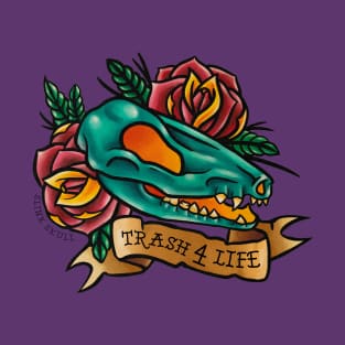 Possum skull trash 4 life T-Shirt