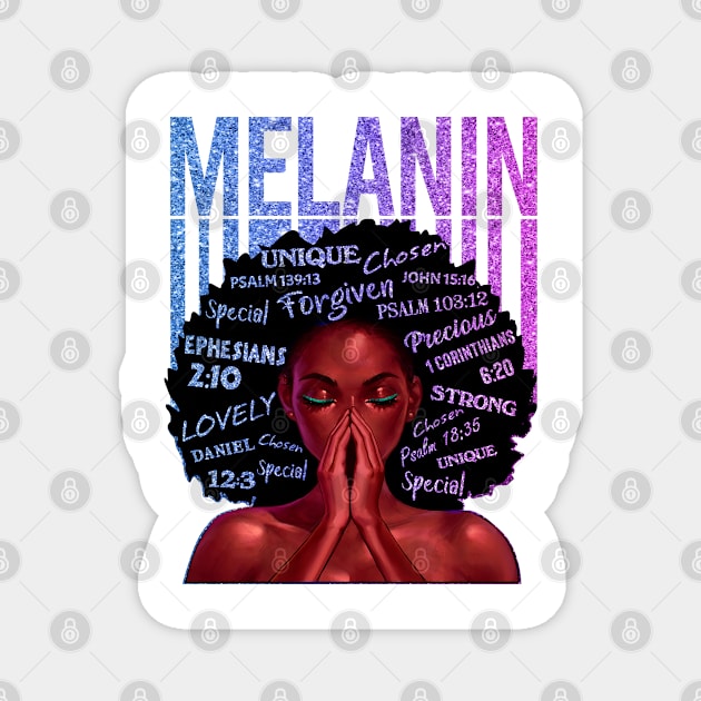 Melanin, Black Queen, Black Girl Magic, Melanin, Black Women, Black Mom Magnet by UrbanLifeApparel