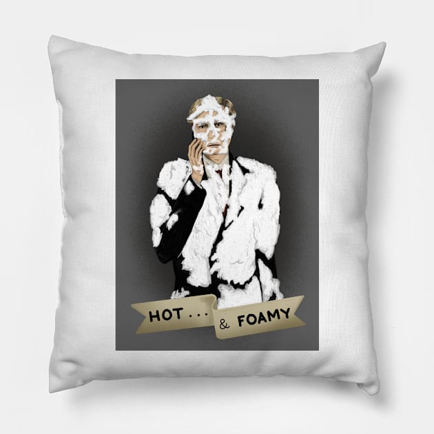 Hot and Foamy Pillow by ivpeople