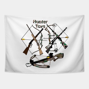 Hunter Toys, hunting, archery, weapons, hunter gifts Tapestry