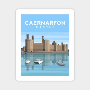 Caernarfon Castle and Harbour, North Wales Magnet