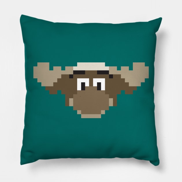 (SEA) Baseball Mascot Pillow by Pixburgh