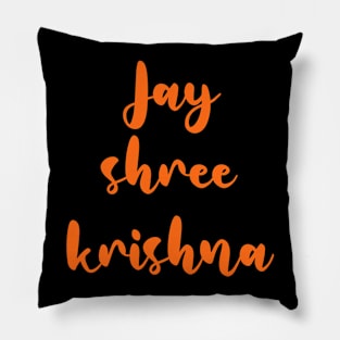 Jai shree krishna Pillow