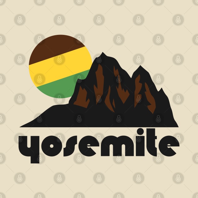 Retro Yosemite ))(( Tourist Souvenir National Park Design by darklordpug