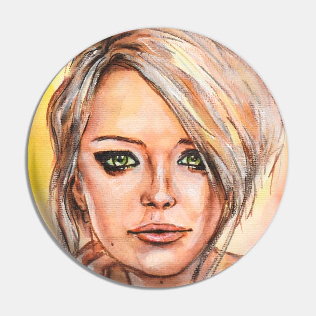 Emma Stone Pin by Svetlana Pelin