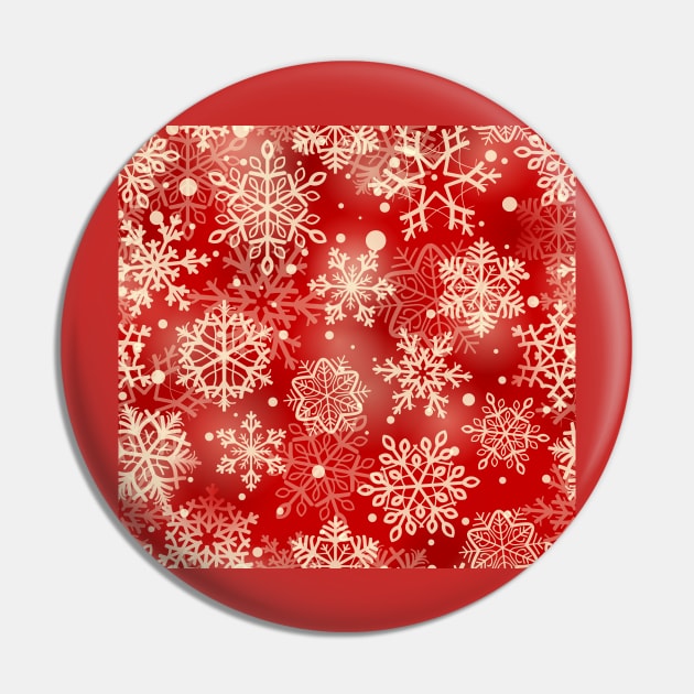 Snowflakes pattern Pin by katerinamk