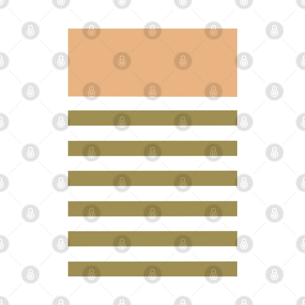 Beige with khaki green stripe pattern by MickeyEdwards