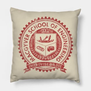 MacGyver School Vintage Pillow