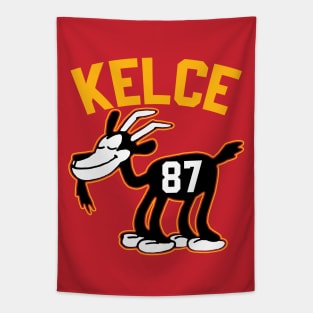 Kelce GOAT, Steamboat Willie Goat Tapestry