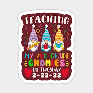 Teaching 2nd Grade On Twosday Illustration Magnet