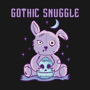 Goth Teddy Bear Gothic Snuggle Pastel Goth Kawaii T-Shirt