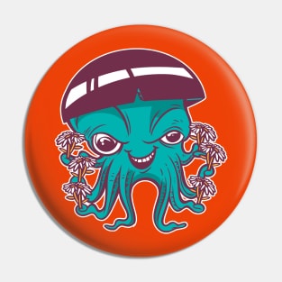 Hippie Octopus Kraken Takoyaki Pin