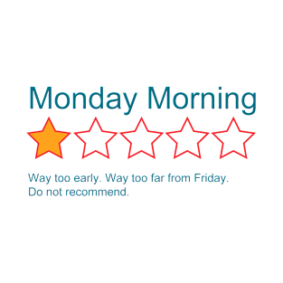 1-Star Rating: Monday Morning T-Shirt