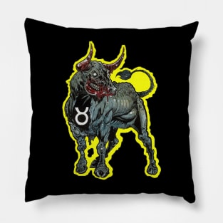 ZOMBIE ZODIAC HORRORSCOPE (Taurus) Pillow