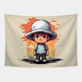 Pixelart Adventure Boy Tapestry