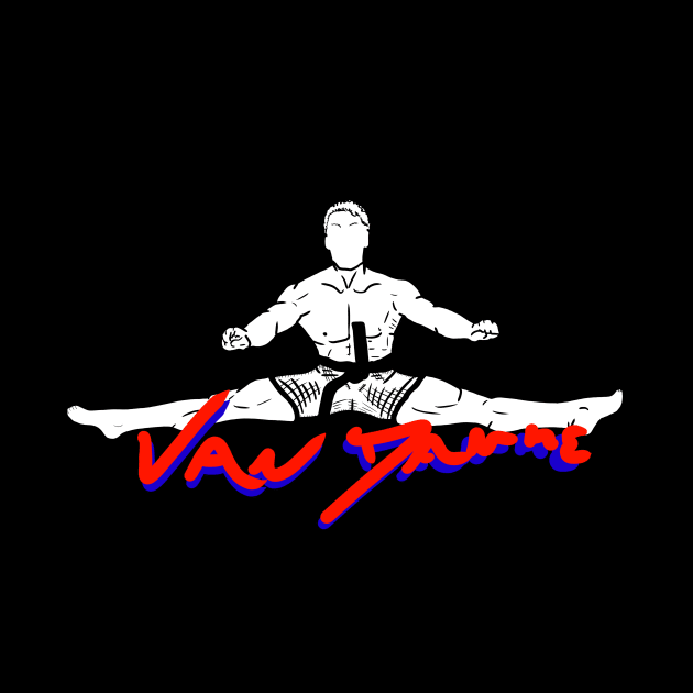 Jean Claude Van Damme JCVD  JUMP Classic 80's by Diyutaka