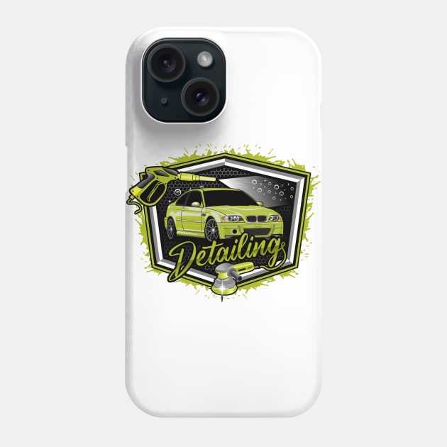 BMW M3 E46 Detailing Phone Case by Car_Designer